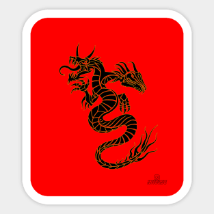 Double Dragon Sticker